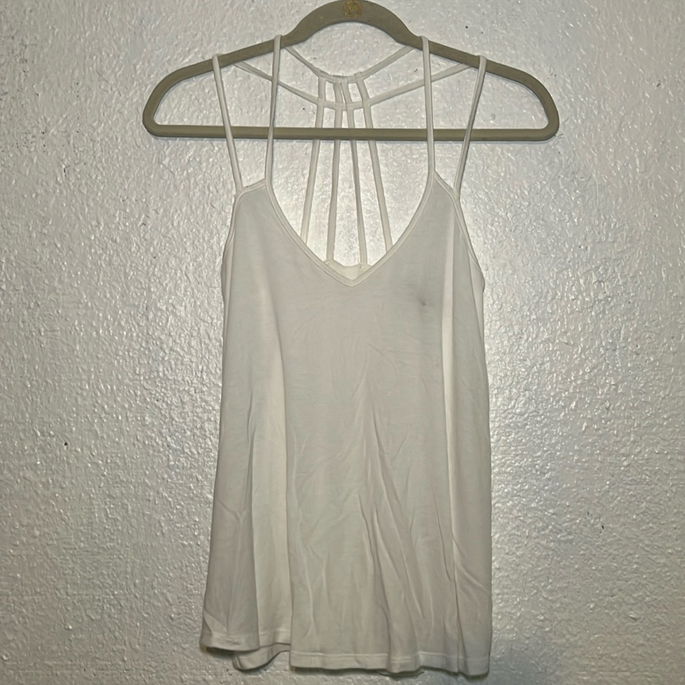 Express One Eleven white strap tank top size XS